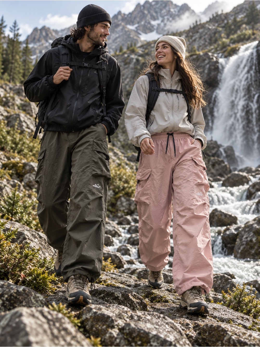 NEW All Mountain Striker Combat Pants Unisex Cargo Hiking Utility - Green